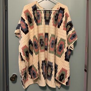 Geometric Patterned Women’s Sweater